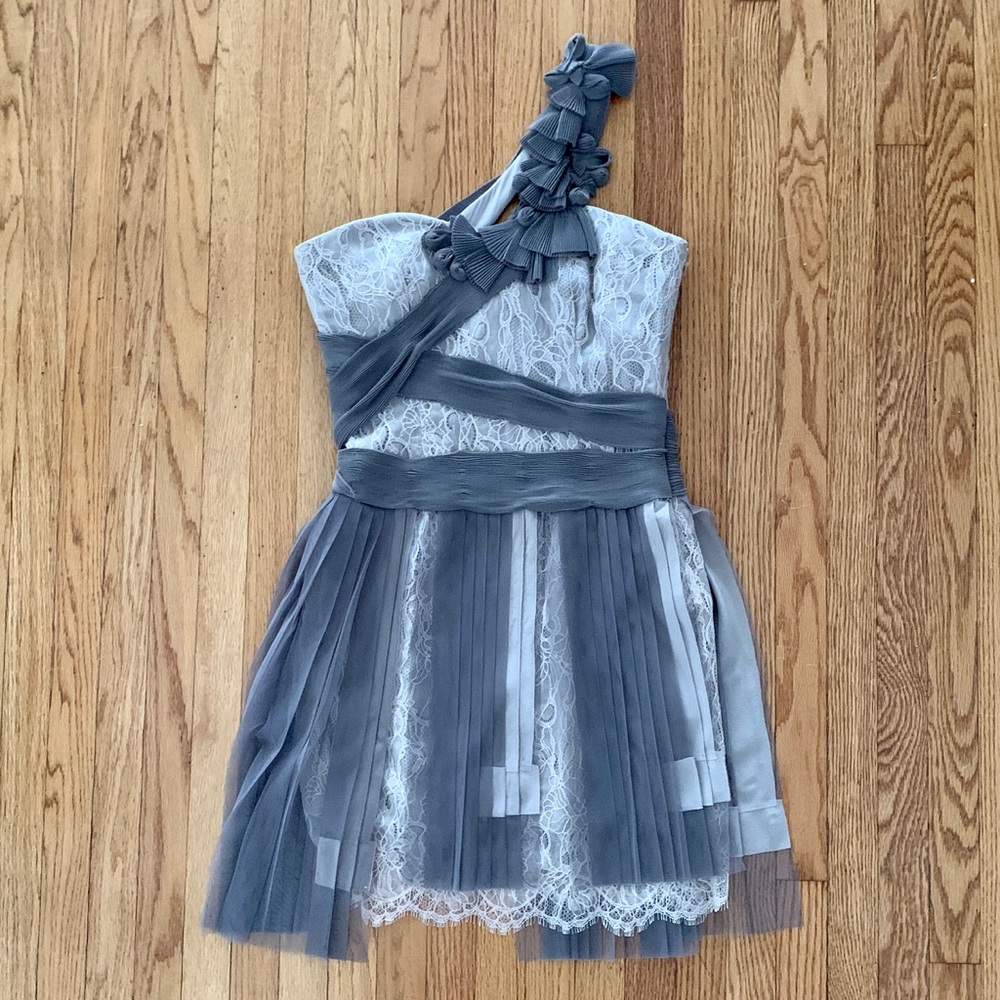 BCBG MAXAZRIA RUNWAY Light Blush Cocktail Dress